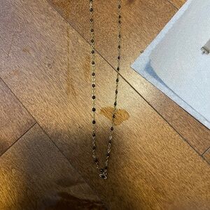 Black beads necklace